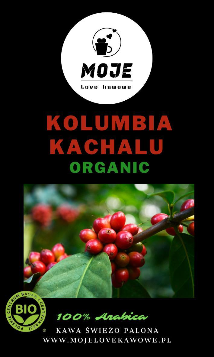 Kawa Kolumbia KACHALU Organic 250g ziarnista nr. 1