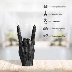 Świeca Zombie Hand RCK Black Metallic - Miniaturka zdjęcia nr 4