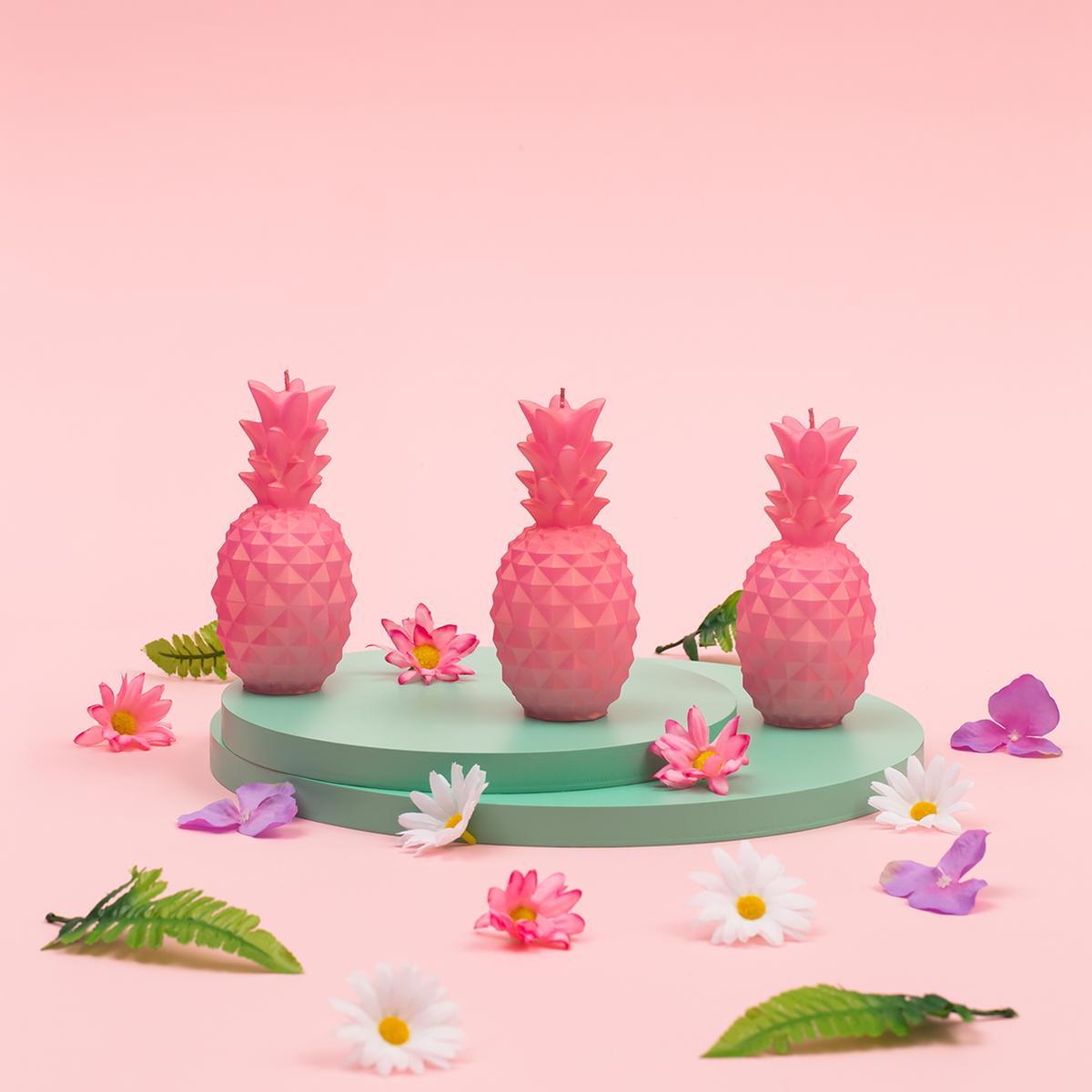 Świeca Pineapple Pink Big 0 Full Screen