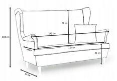 Zestaw wypoczynkowy sofa + 2 fotele Family Meble - Miniaturka zdjęcia nr 8