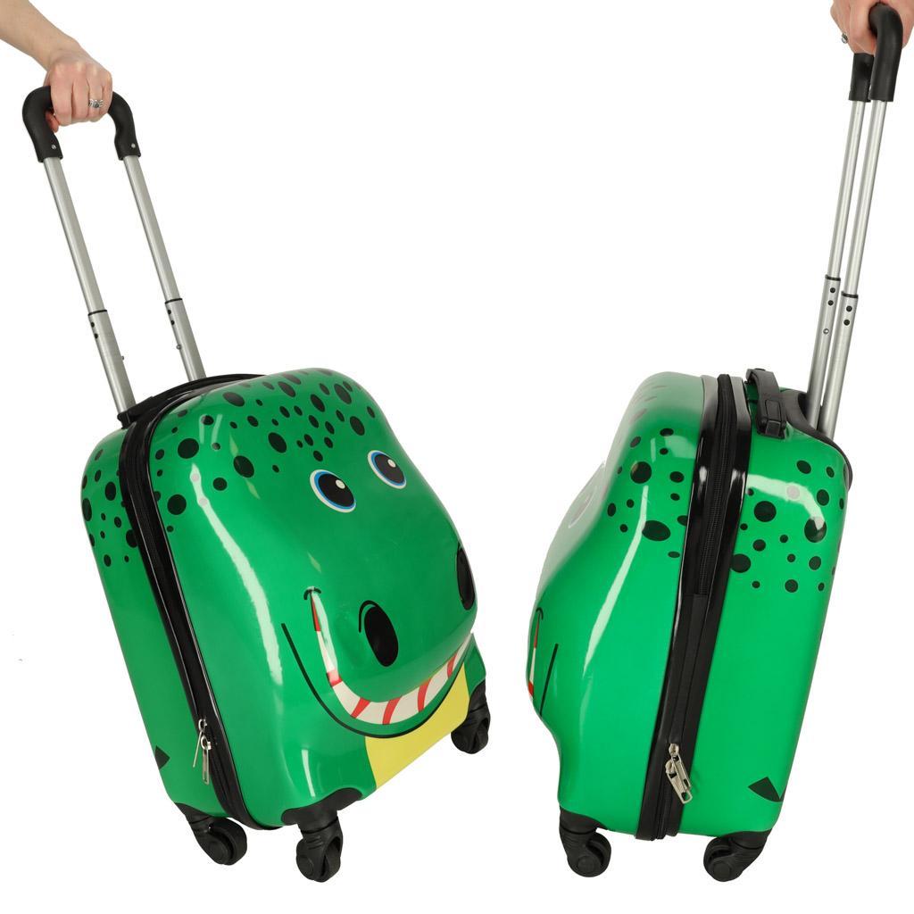 Walizka podróżna dla dzieci bagaż podręczny na kółkach krokodyl nr. 11