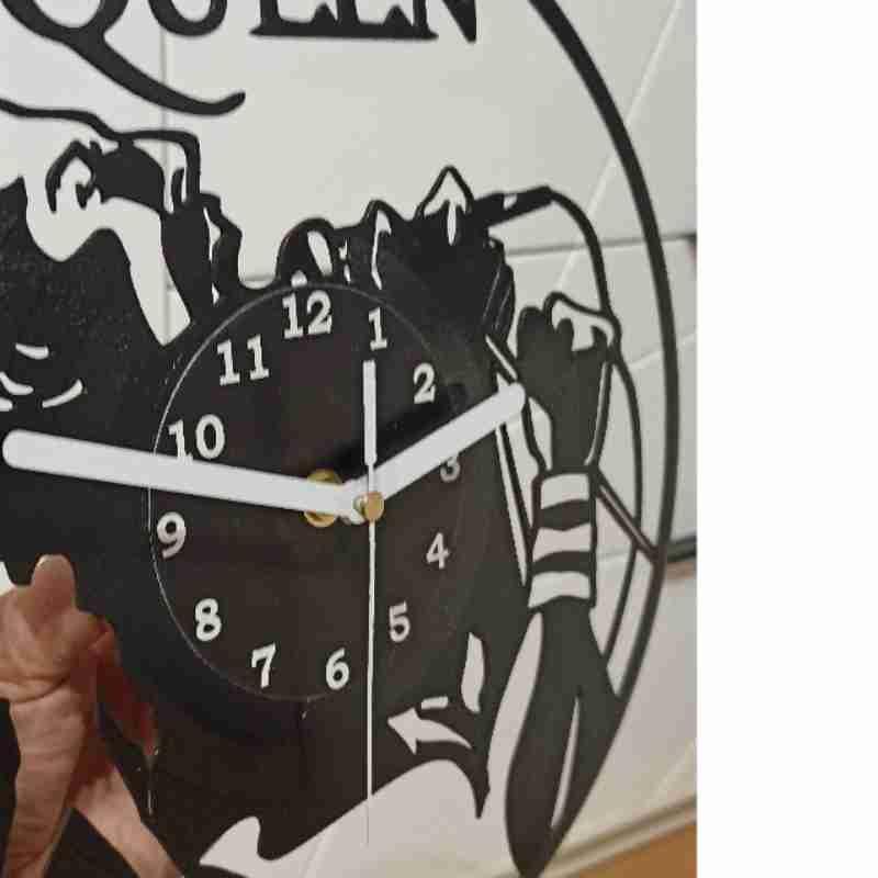 Zegar z płyty winylowej 30 cm Queen 2 Full Screen