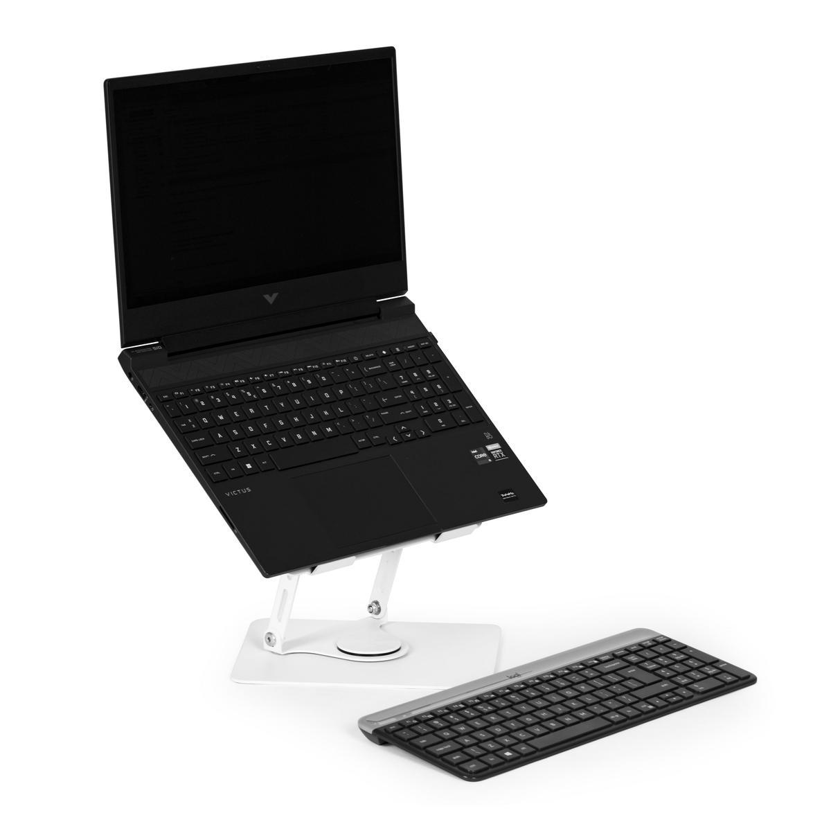 Podstawka obrotowy stojak pod laptop aluminiowy składany z regulacją 1 Full Screen