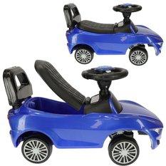 Jeździk samochód pchacz z dźwiękiem światłami niebieski dla dzieci 28x38,5x65 cm - Miniaturka zdjęcia nr 6