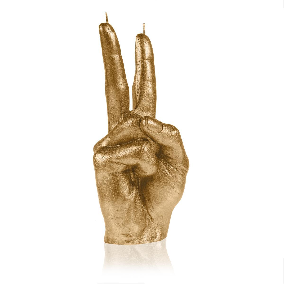 Świeca Hand PEACE Classic Gold nr. 1