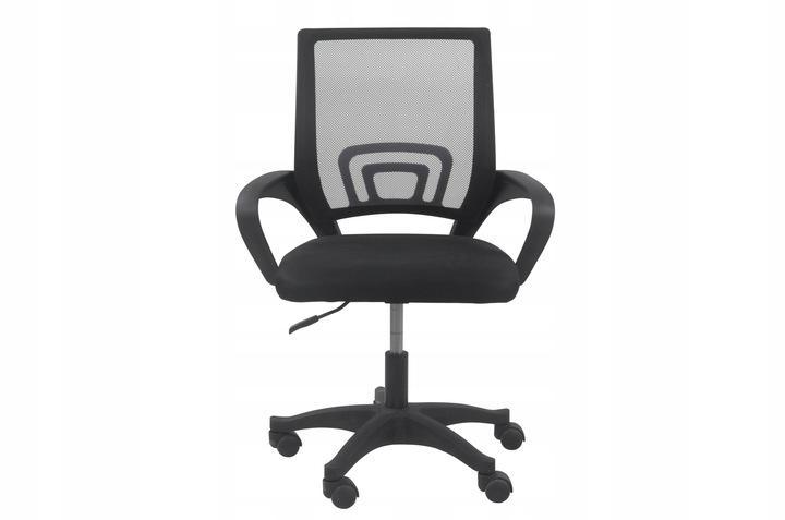 Fotel obrotowy Moris 59x89x48 cm czarne krzesło do biura  nr. 2