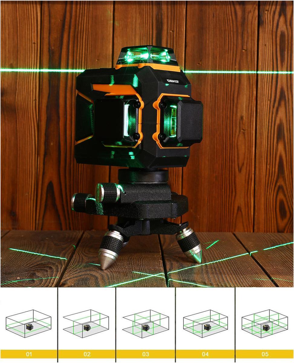 Poziomica Laserowa Płaszczyznowa 3D DKLL12PQ1 nr. 7