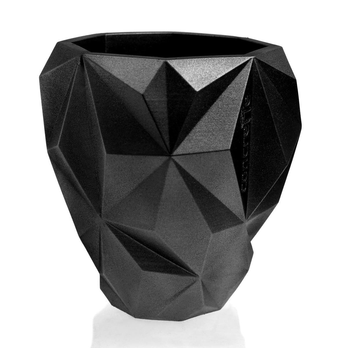 Donica Geometric Black Metallic Poli 19 cm nr. 1