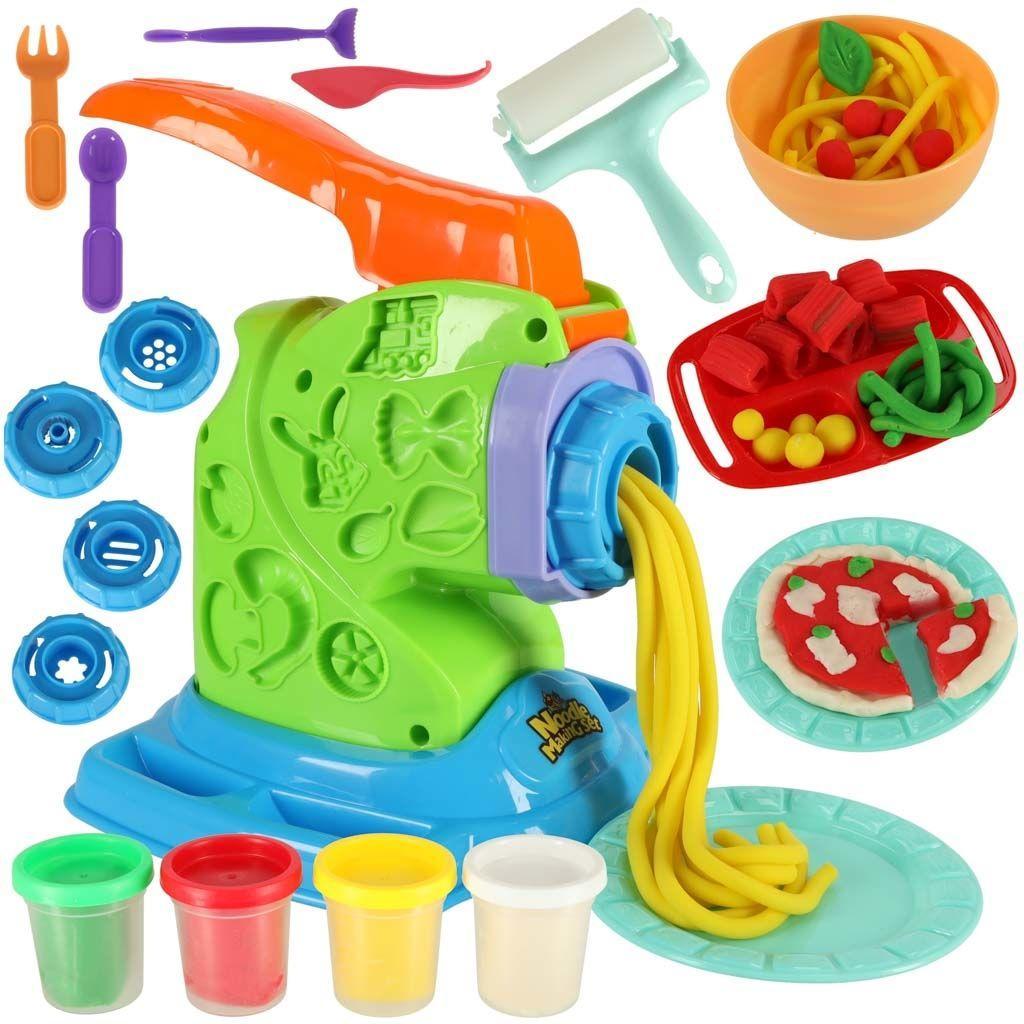 Maszynka makaronowa masa plastyczna dla dzieci z akcesoriami zestaw kreatywny nr. 1