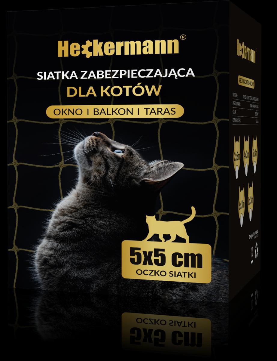 Zestaw Siatka na balkon dla kotów Heckermann 8x3m + Klej do siatki na balkon dla kotów beżowy nr. 14