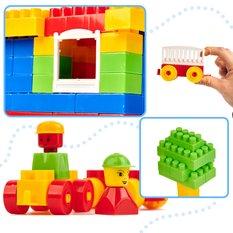 DIPLO Klocki 3D dla dzieci konstrukcyjne plastikowe 219el. - Miniaturka zdjęcia nr 2