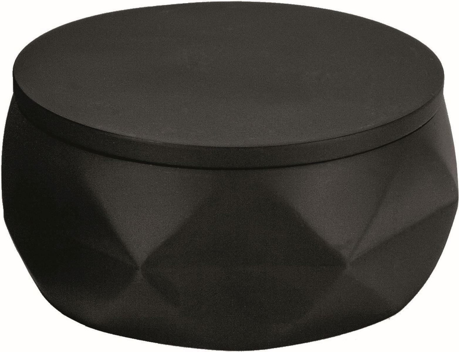 Kleine Wolke Crackle Jar Pojemnik łazienkowy czarny mat, kompozyt  10,5 cm x 6 cm nr. 1