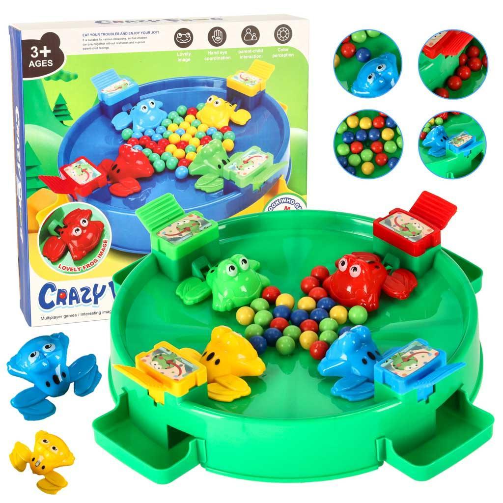 Gra zręcznościowa głodne żabki skaczące żaby 4 graczy zabawka dla dzieci 3+ 30,5x6,6x30,5 cm nr. 7
