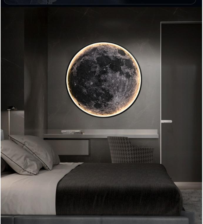 Kinkiet ścienny księżyc 40x40 cm xl wewnętrzny dekoracyjny do salonu lub sypialni  0 Full Screen
