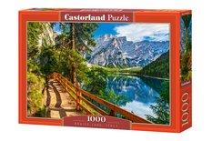 CASTORLAND Puzzle układanka 1000 elementów Braies Lake, Italy - Jezioro Braies Włochy 68x47cm - Miniaturka zdjęcia nr 3