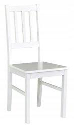 Krzesło BOS 4D 40x43x94 cm z drewna litego do jadalni biały