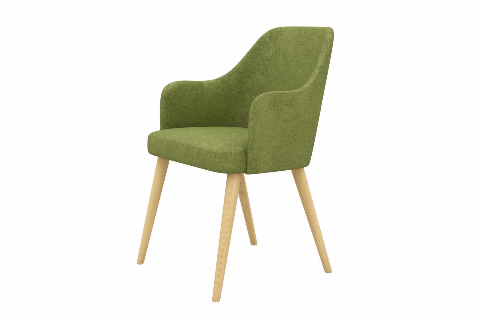 Krzesło tapicerowane KR-9 53x83x49 cm DELUXE Lime 18 do jadalni zielony nr. 2