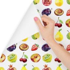 Tapeta do kuchni, owoce, jabłka, wiśnie, truskawki  - Miniaturka zdjęcia nr 1