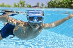 BESTWAY 22011 Okulary maska do pływania nurkowania niebieskie 3+ - Miniaturka zdjęcia nr 4