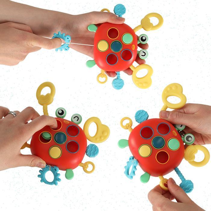 Gryzak dla dzieci zabawka sensoryczna montessori krab nr. 3