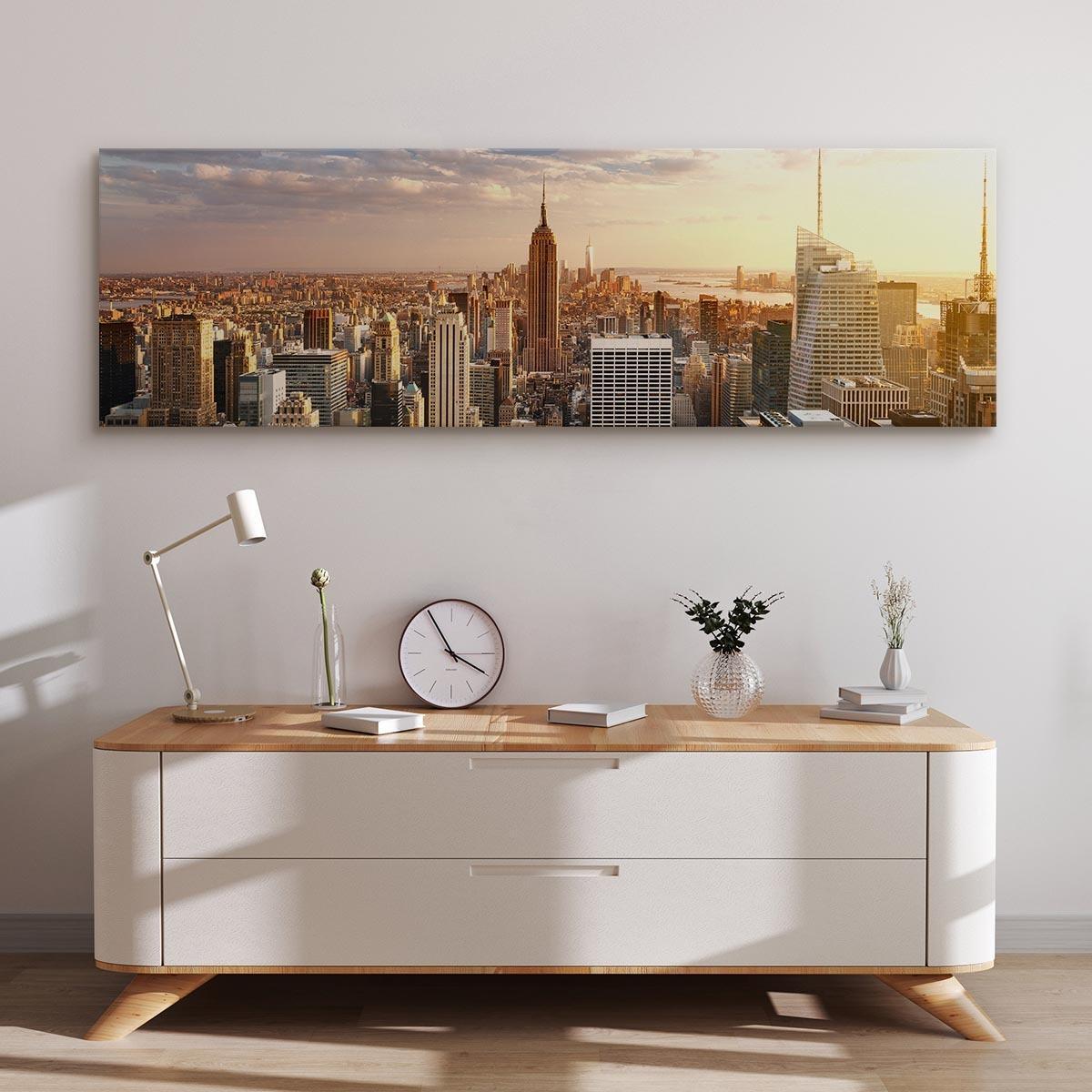Obraz Do Biura Panorama NOWEGO YORKU Miasto Architektura 145x45cm 7 Full Screen