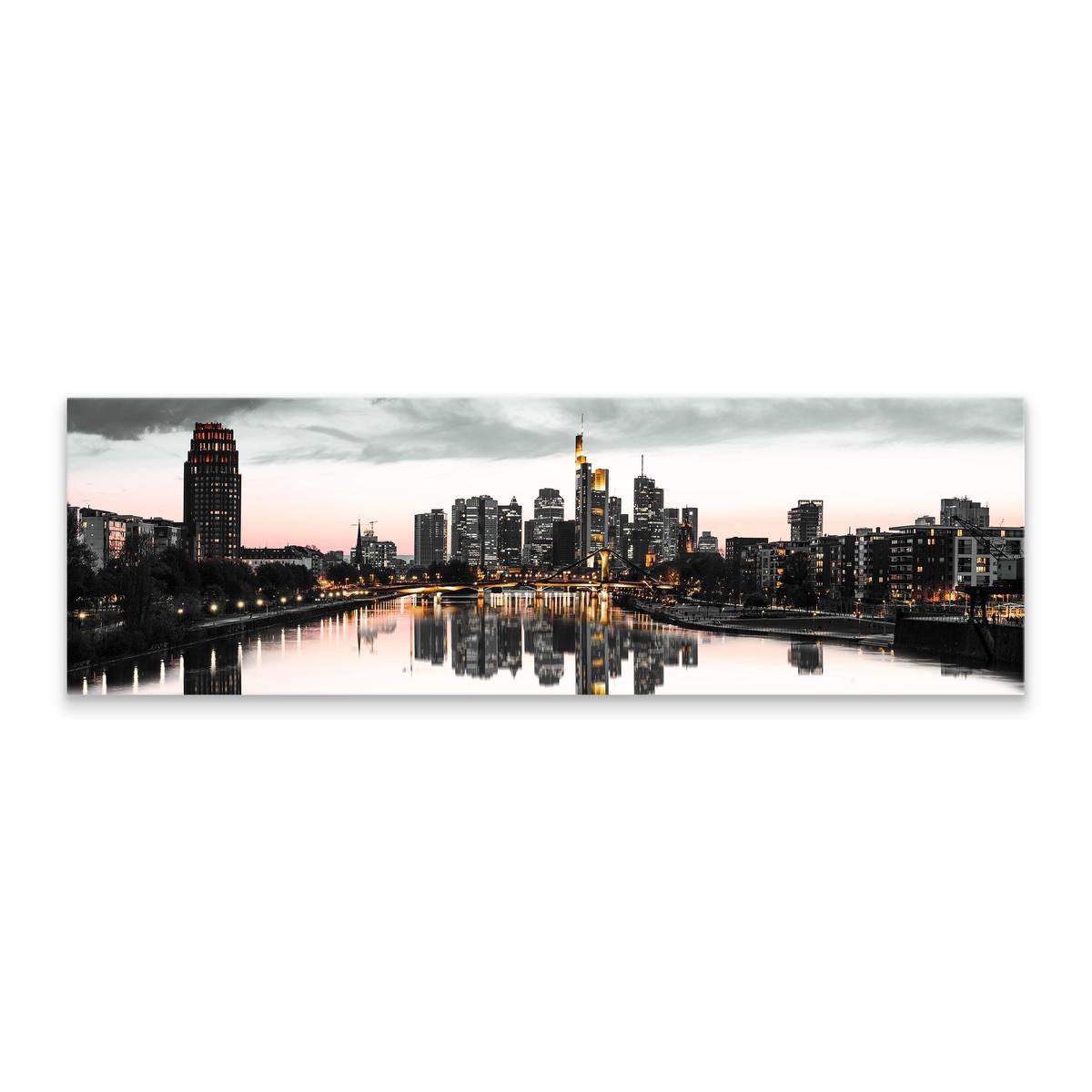 Obraz Do Salonu PANORAMA Frankfurtu Miasto Architektura 145x45cm 1 Full Screen