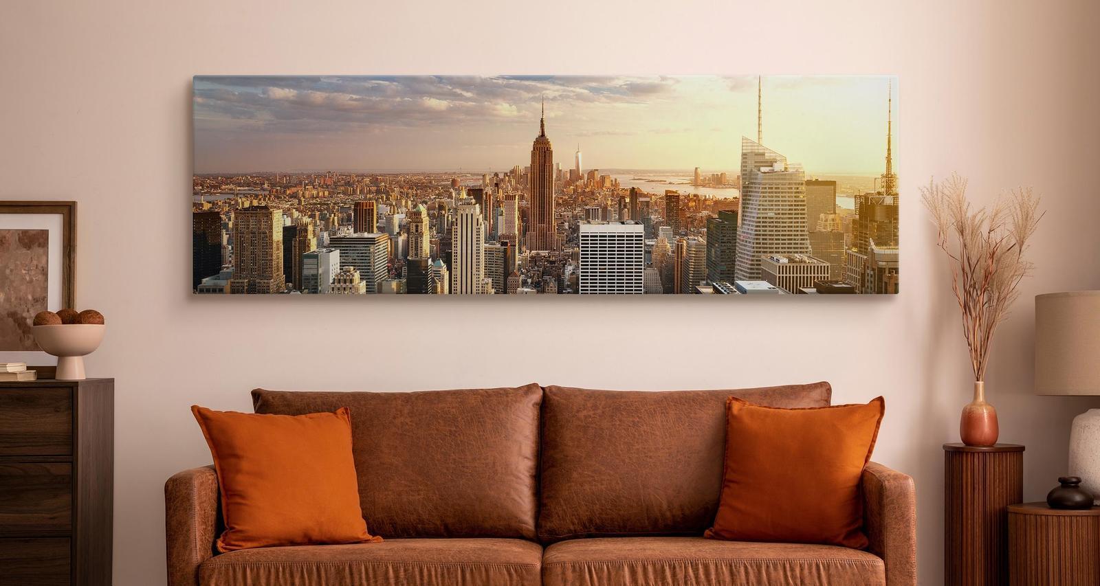 Obraz Do Biura Panorama NOWEGO YORKU Miasto Architektura 145x45cm 3 Full Screen