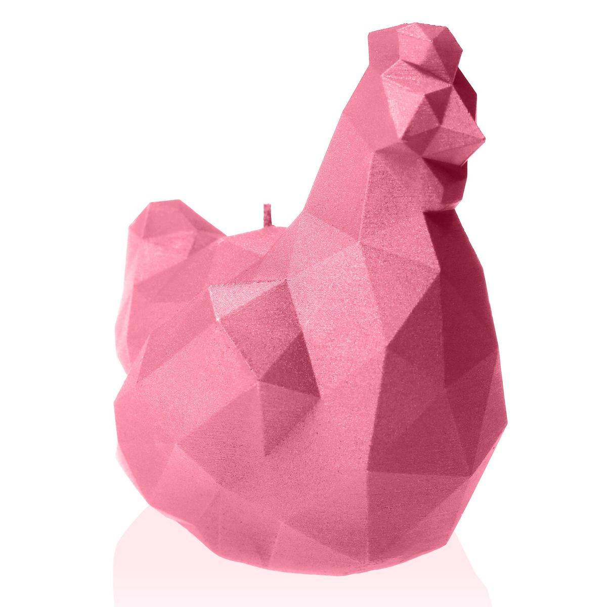Świeca Chicken Low-Poly Pink Small 0 Full Screen