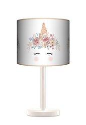 Lampa stołowa duża - Floral Unicorn 
