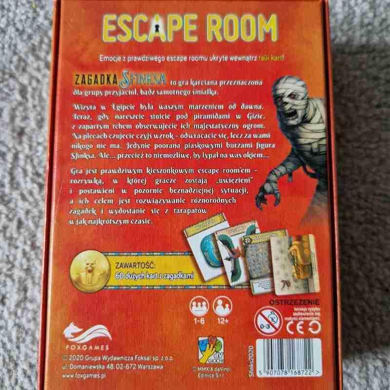 Gra planszowa Escape Room Zagadka Sfinksa 2 Full Screen