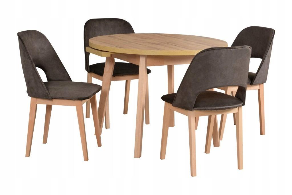 Krzesło Fotel MONTI 2 drewniane do kuchni salonu WZORNIK wybór 4 Full Screen