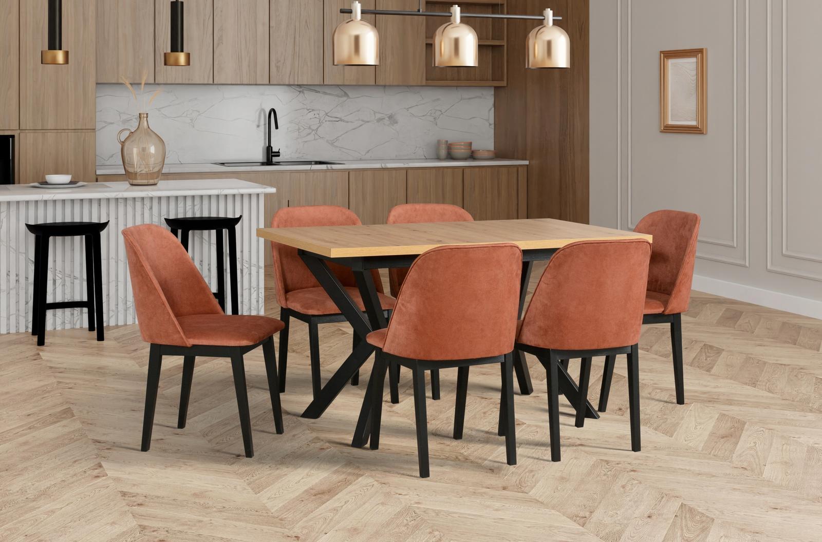 Krzesło Fotel MONTI 2 drewniane do kuchni salonu WZORNIK wybór 9 Full Screen