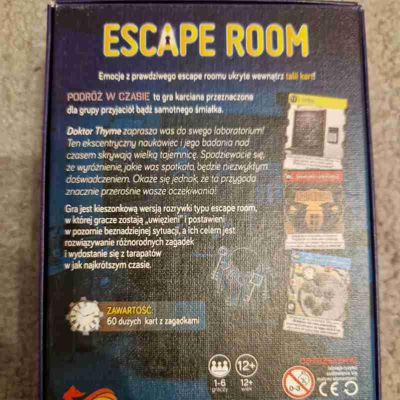 Gra planszowa Escape Room Podróż w czasie 2 Full Screen