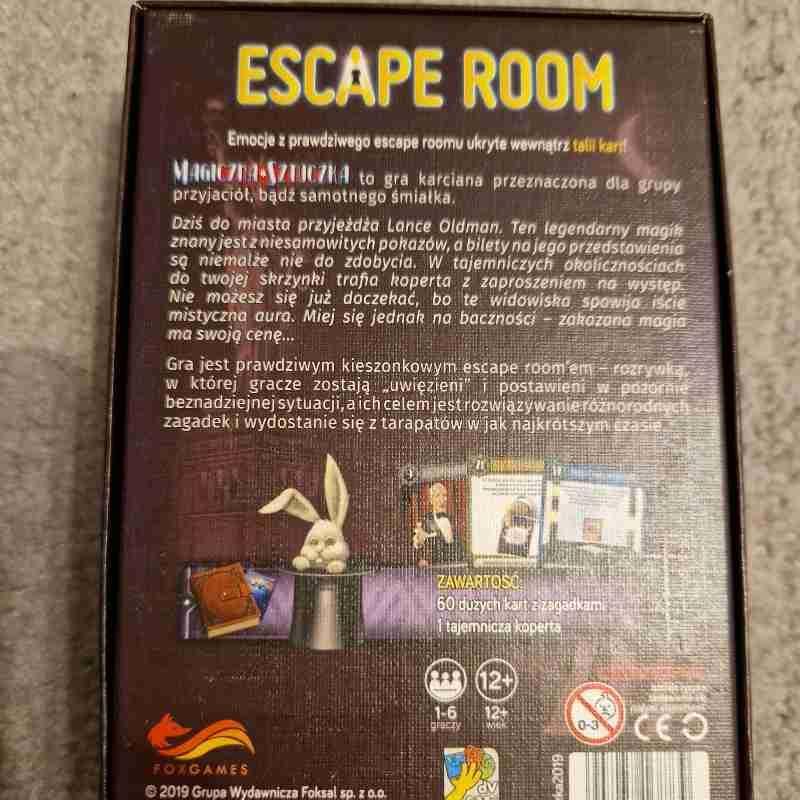 Gra planszowa Escape Room Magiczna Sztuczka 1 Full Screen