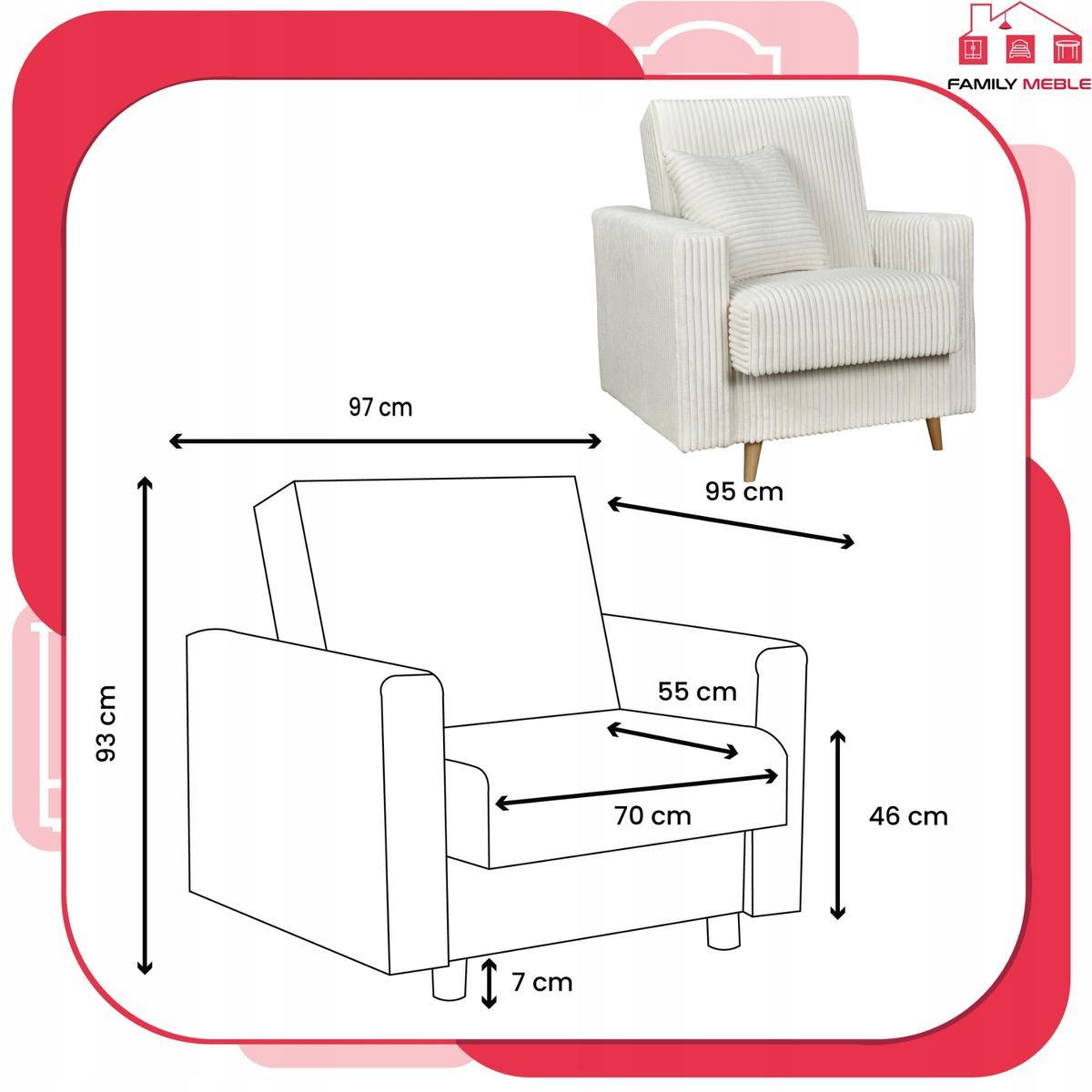 Zestaw wypoczynkowy Rene kanapa i fotele beżowe 10 Full Screen