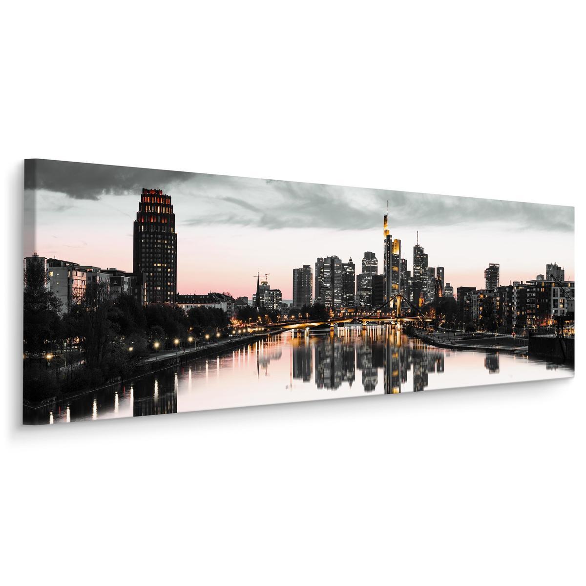 Obraz Do Salonu PANORAMA Frankfurtu Miasto Architektura 145x45cm 0 Full Screen