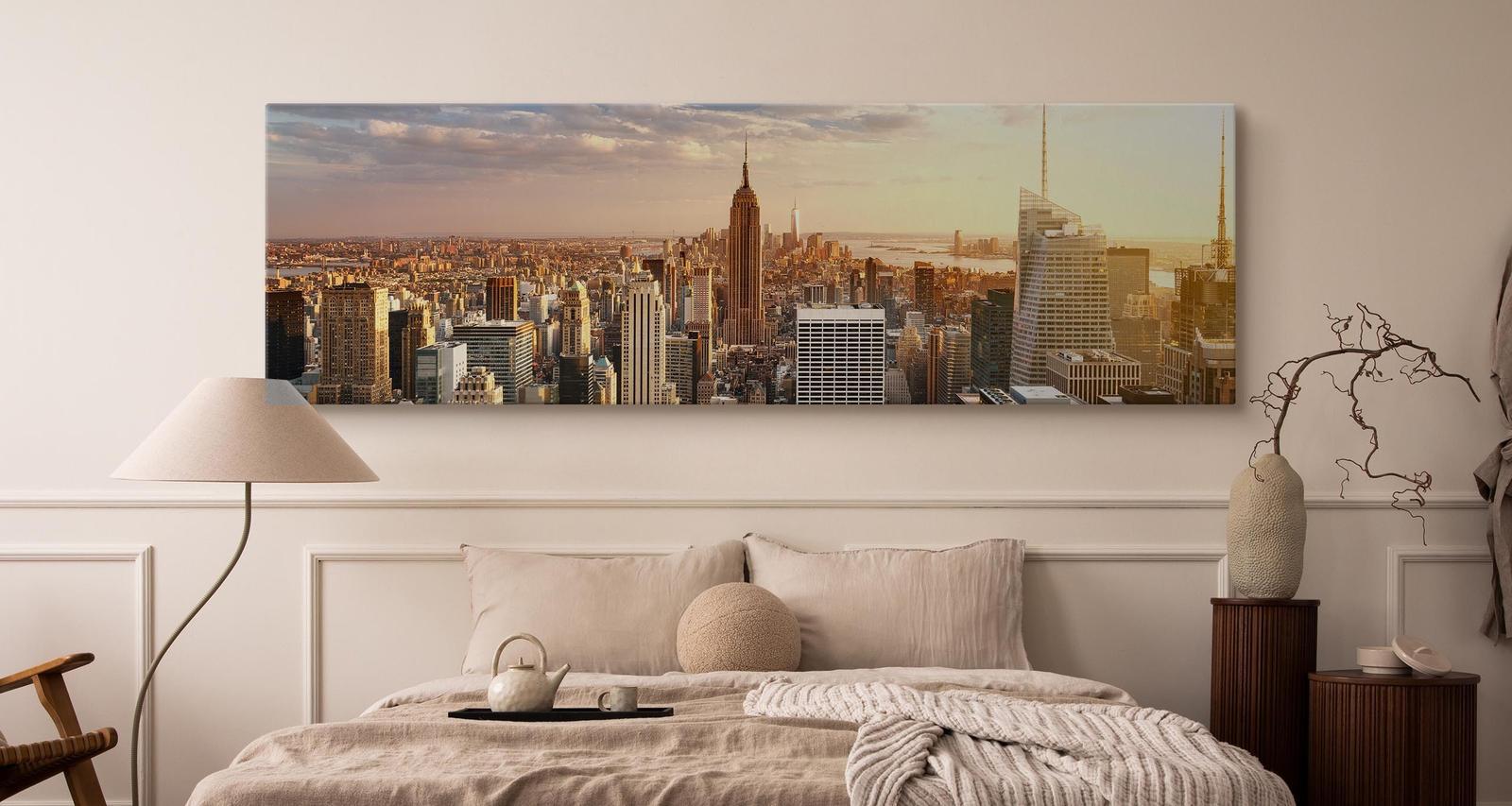 Obraz Do Biura Panorama NOWEGO YORKU Miasto Architektura 145x45cm 4 Full Screen